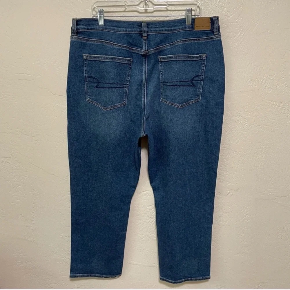 American Eagle Button Fly Mom Jeans 18s - Picture 3 of 5